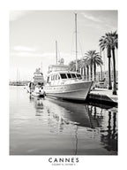 Poster Of Cannes, Black And White Analogue Photograph 4