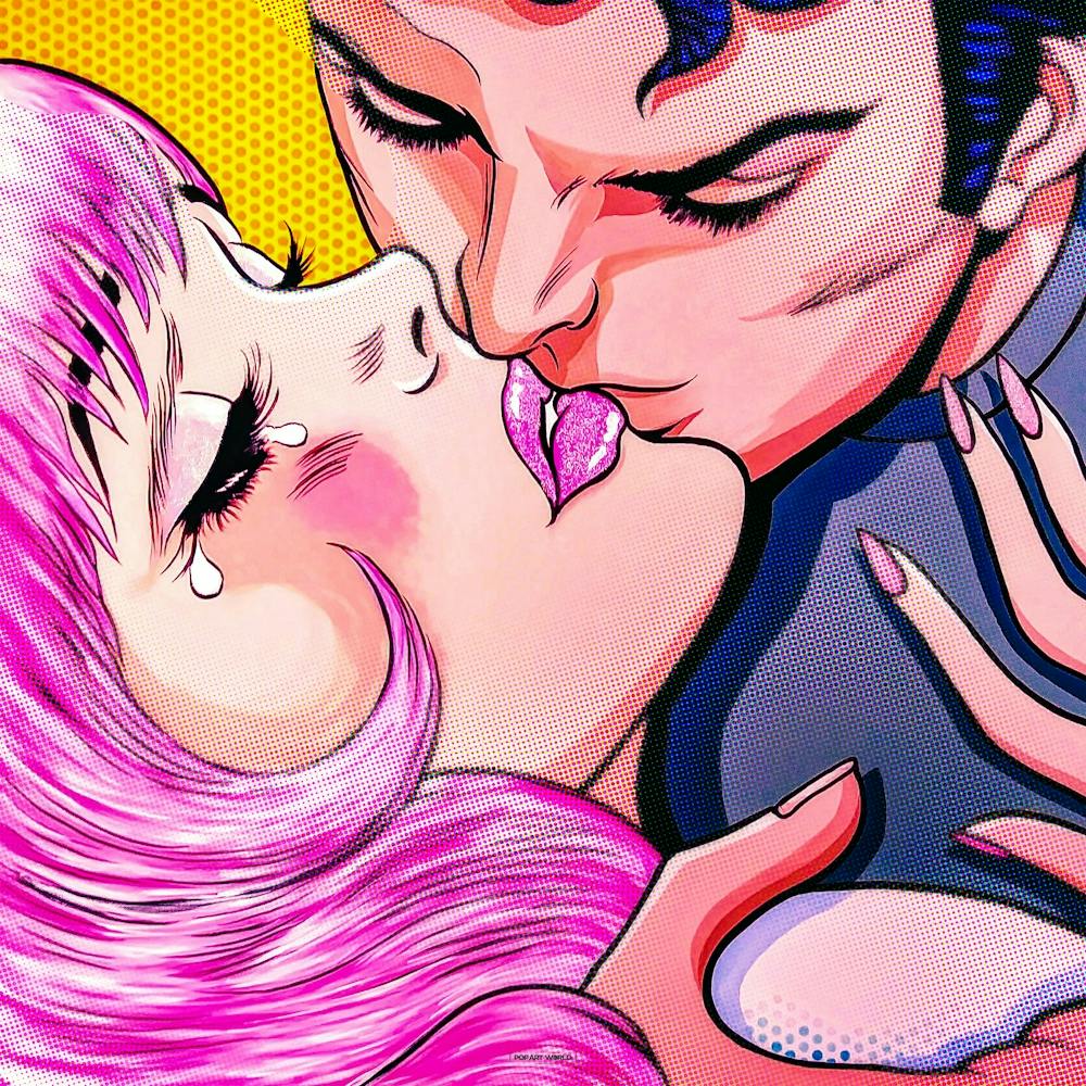 No Roy, not here... |Comic Romance Art Digital | Pop Art World 2025