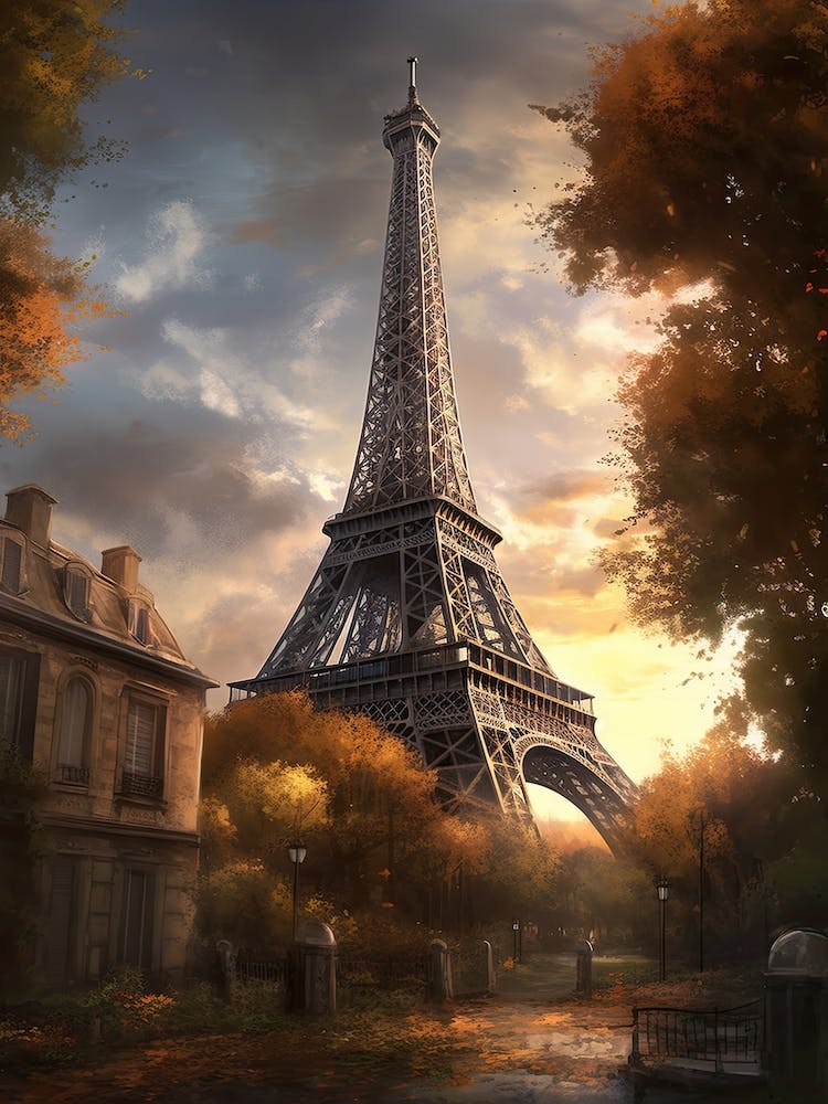 Eiffel Tower Paris France Dominic Davison Style 10