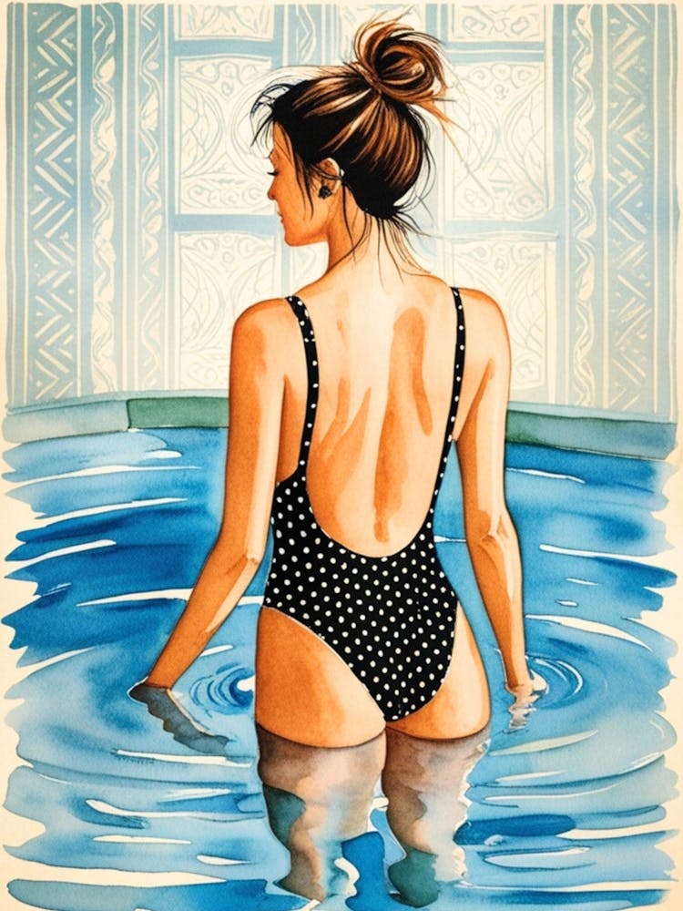 Polka Dot Swimsuit 1