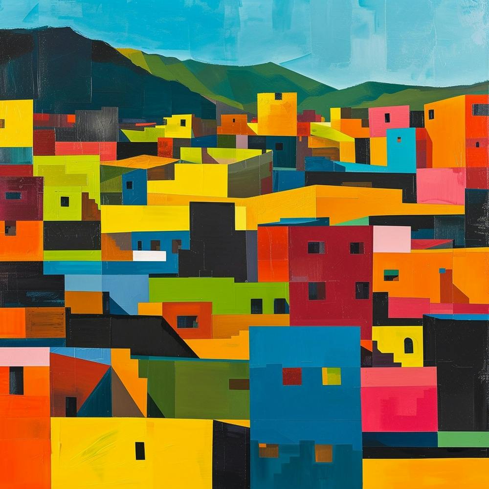 Abstract Travel Collection Cusco Peru 1
