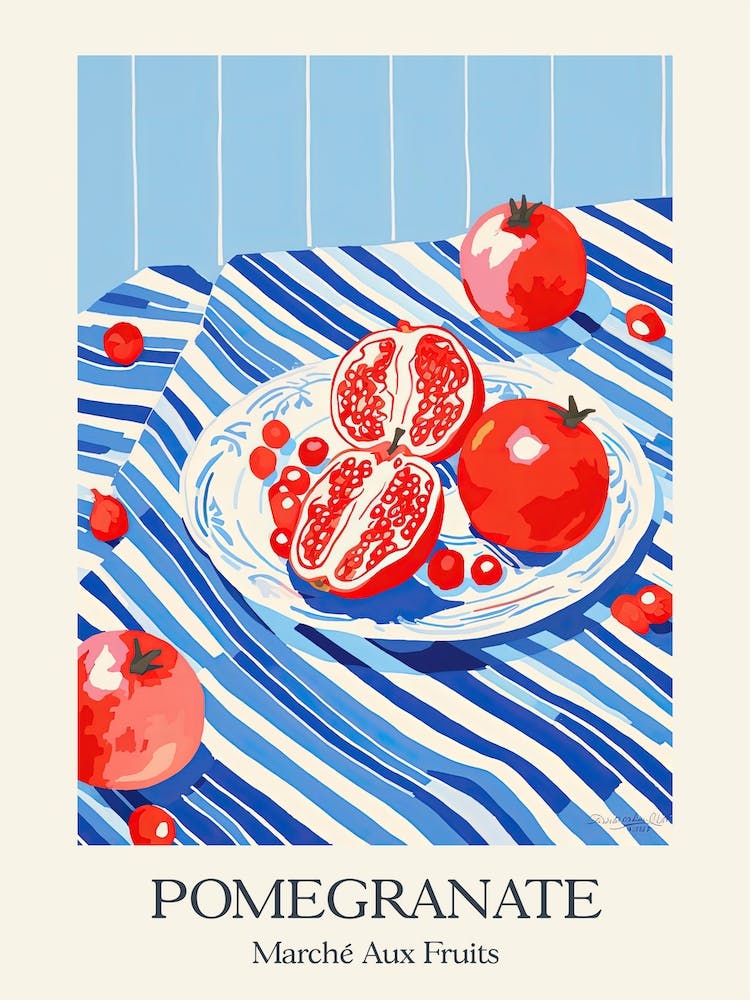 Marche Aux Fruits Grenade Illustration d'Été 1