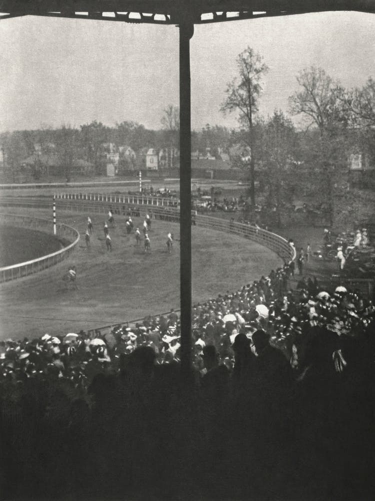 Going To The Post, Morris Park (1904), Alfred Stieglitz