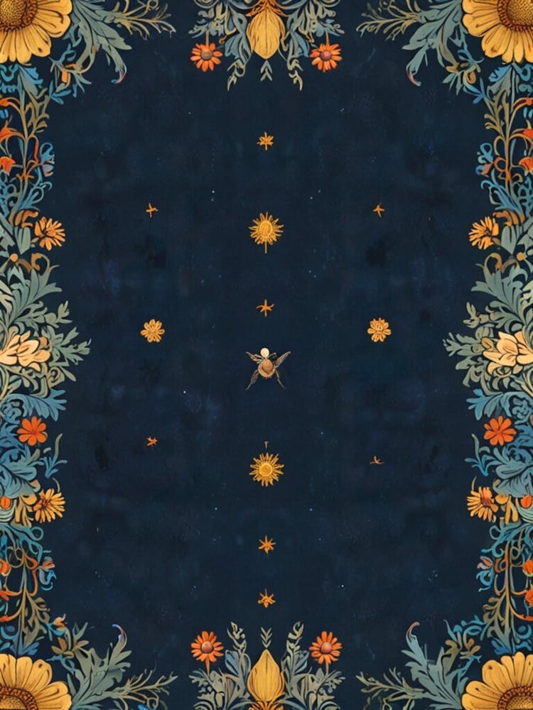 William Morris Sunflowers And Bees