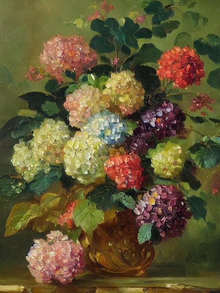 Hydrangea Painting 2 Flower