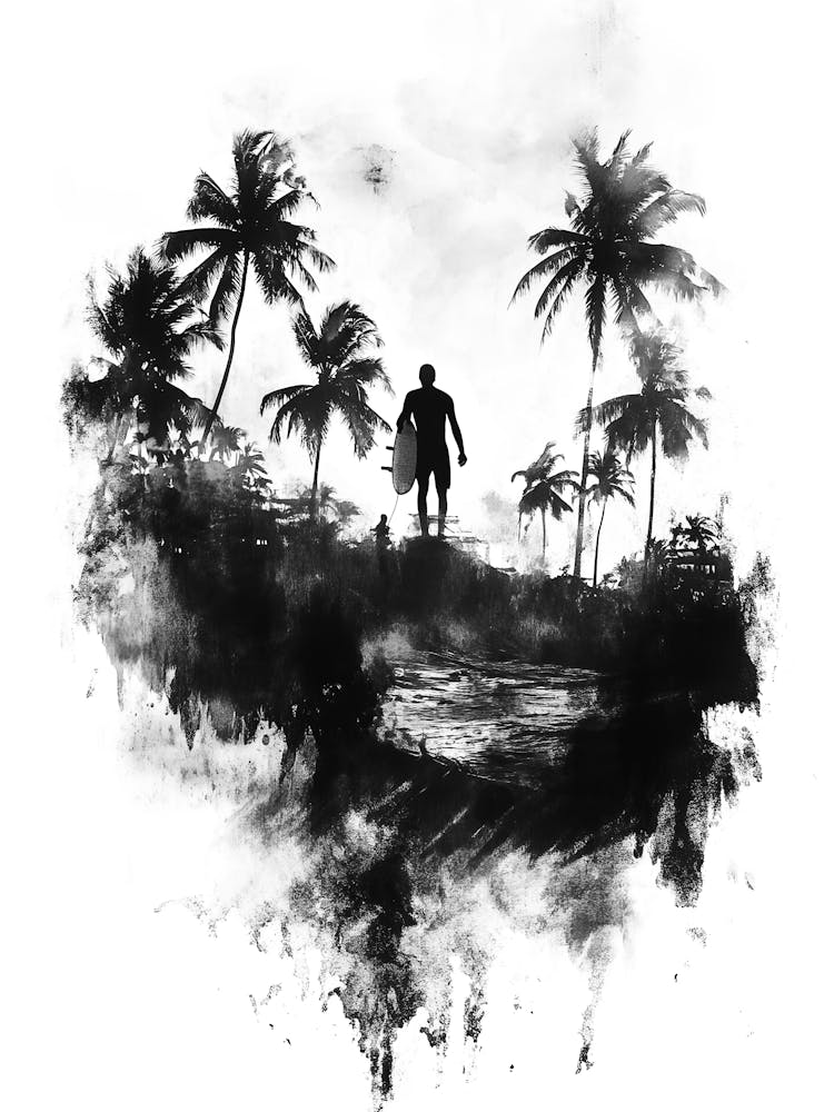 Surfer On The Beach 5