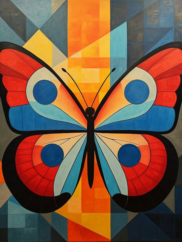 Butterfly Abstract Pop Art 8