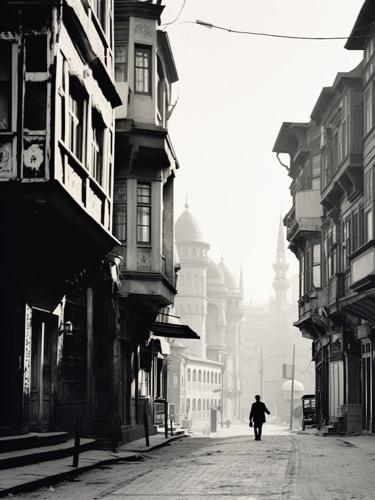 Istanbul, Turkey, Mediterranean Black And White Photography Analogue 4