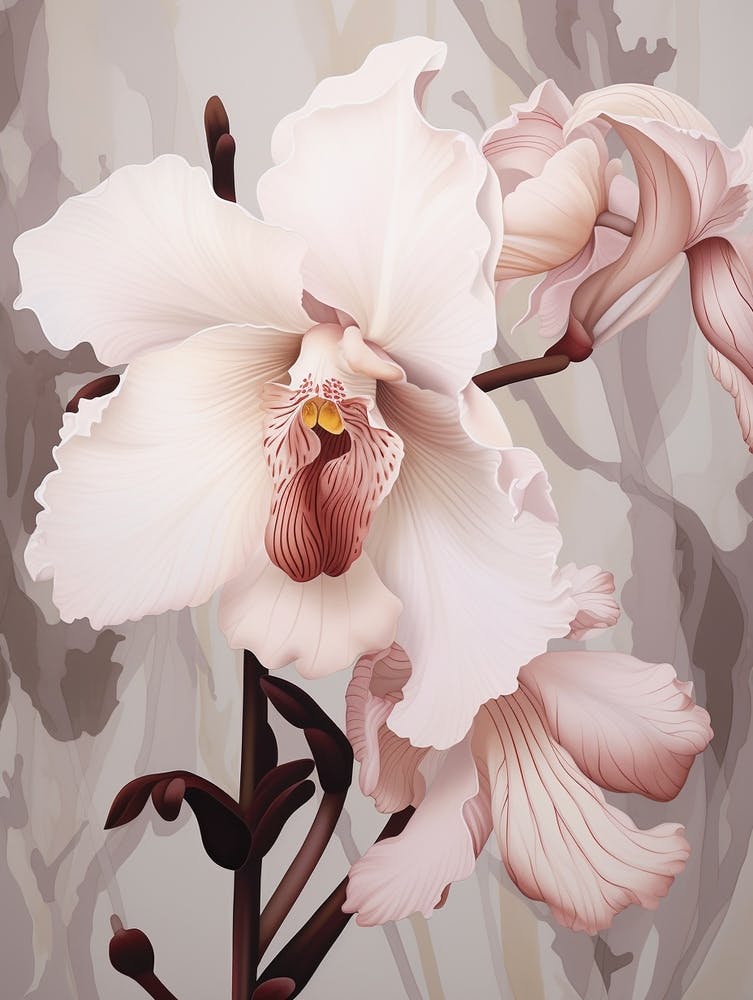 Floral Illustration Orchid 2