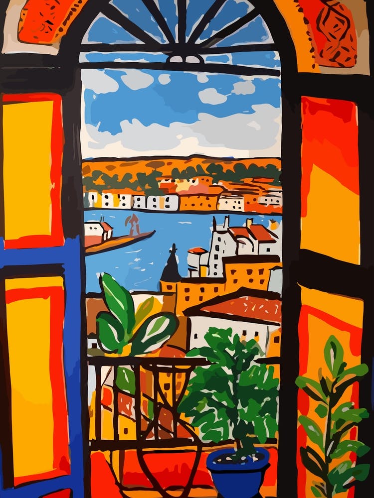 Window Copenhagen Denmark In The Style Of Matisse 2