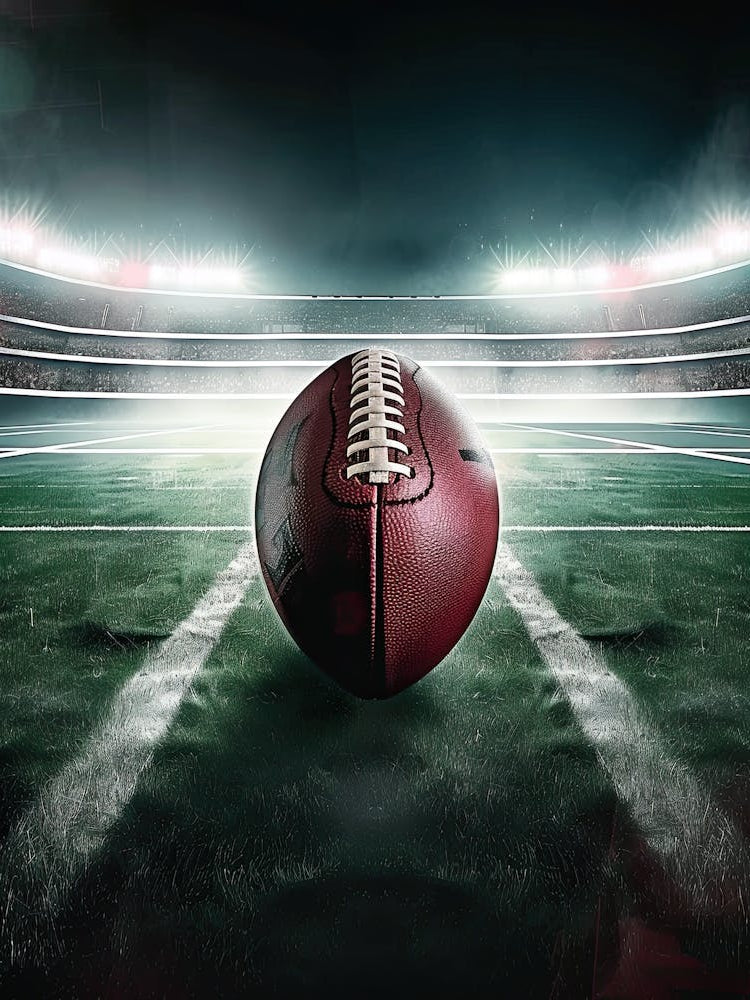 Football Field At Night