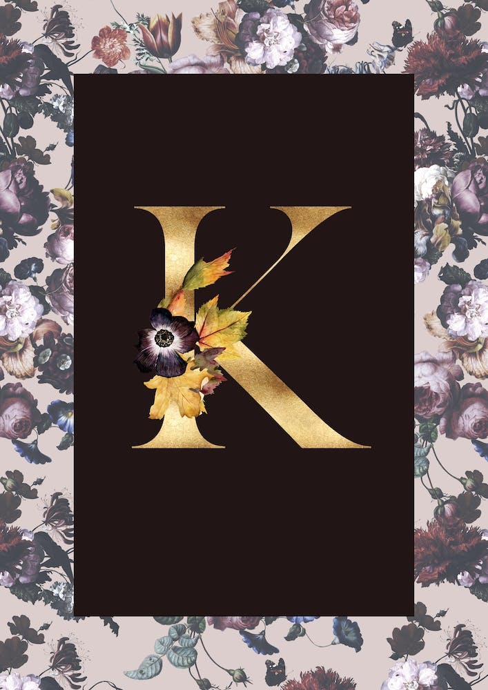 Alphabet Automnal K