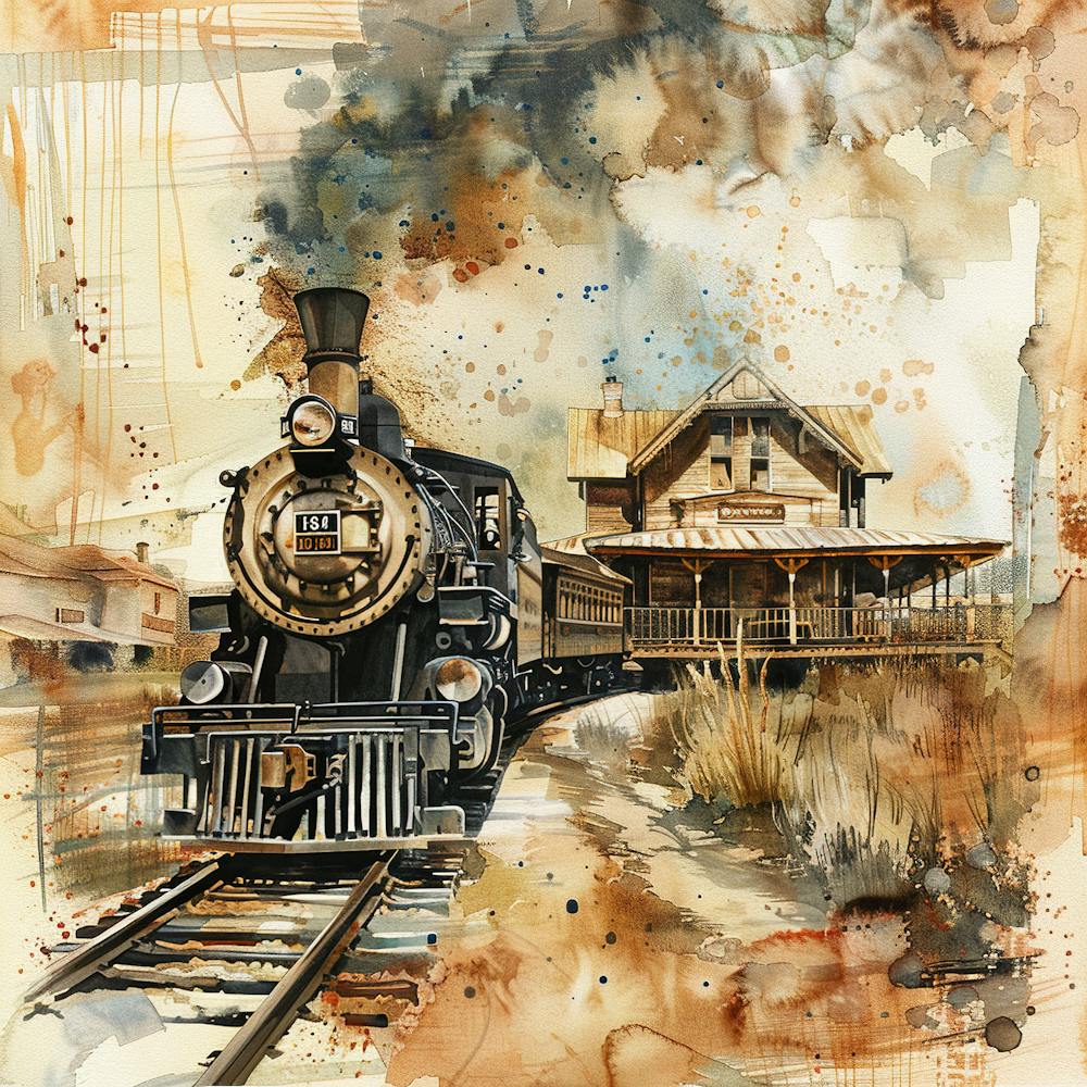 Vintage Steam Train 4