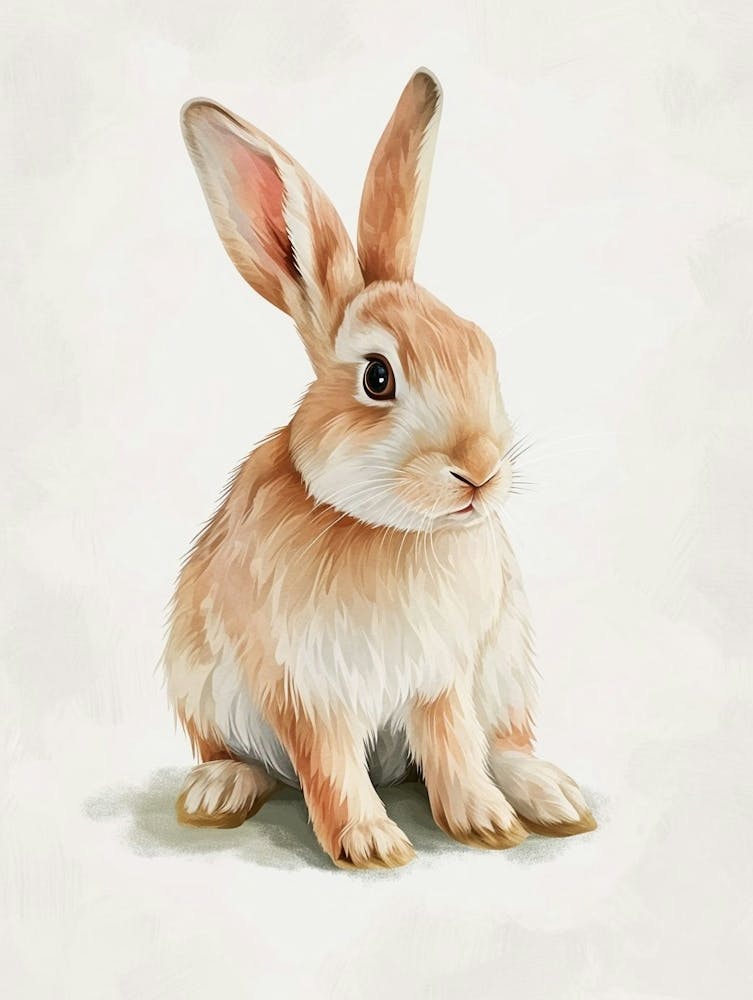 Rhinelander Rabbit Kids Illustration 2