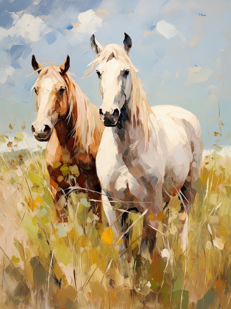 Horses Painting In Buenos Aires Province, Argentina 3