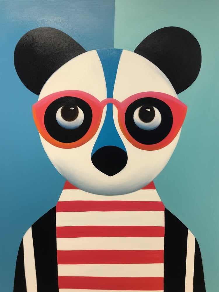 Little Panda 3 Wearing Sunglasses