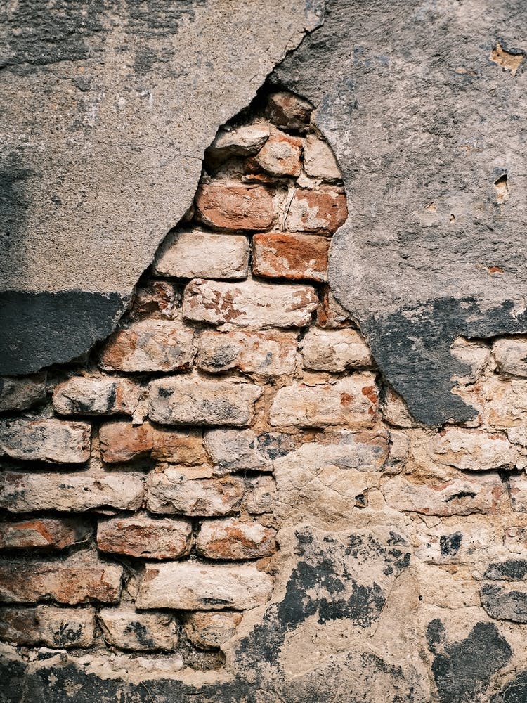 Close up old Brick Wall