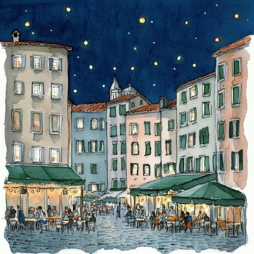 Nacht in Venedig
