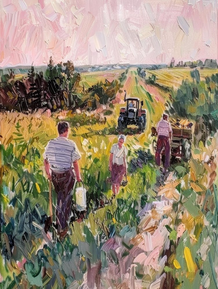 Tractor In The Field 1