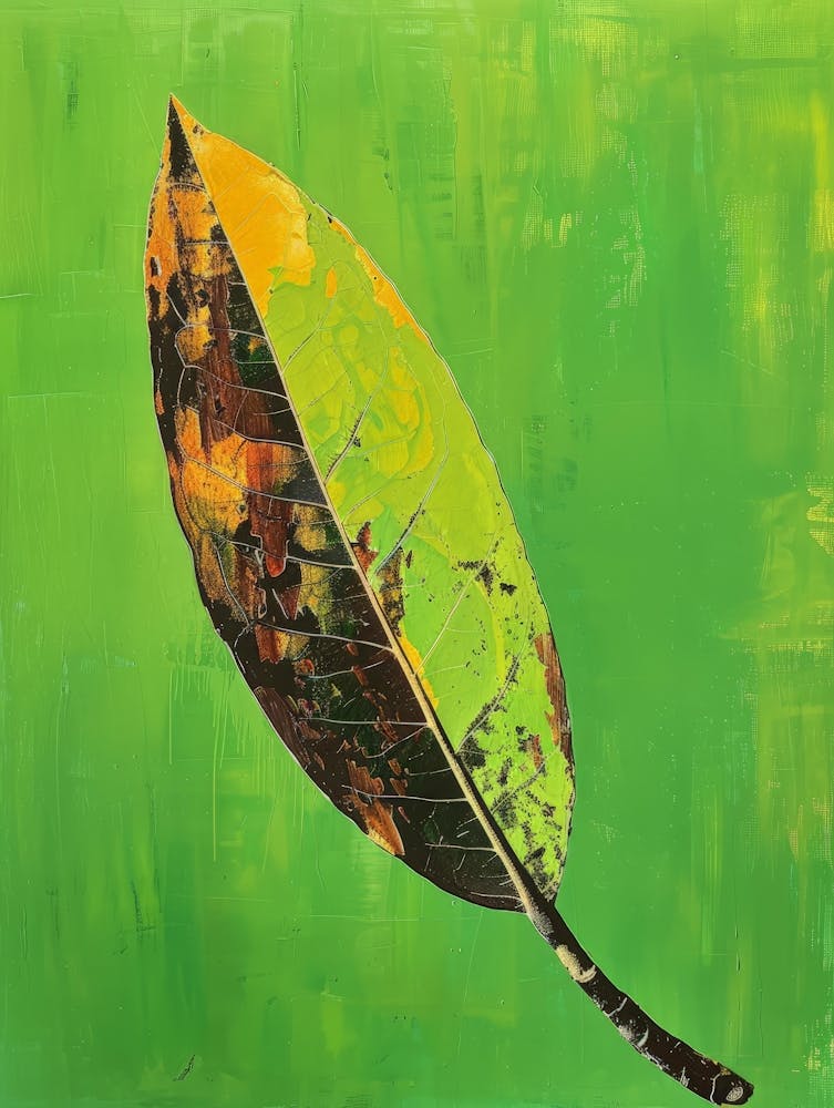 Leaf On Green