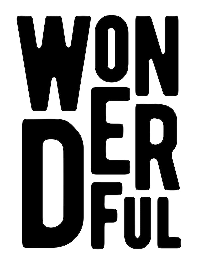 Wonderful in mono