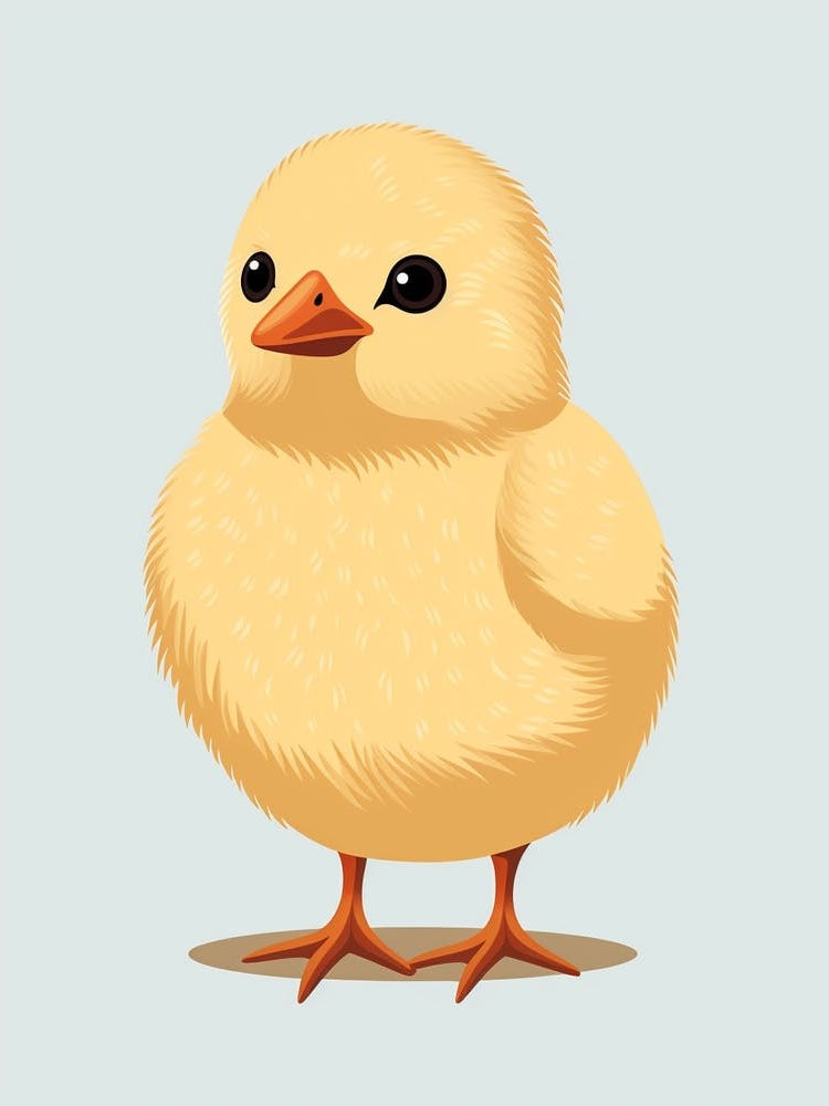 Baby Animal Illustration  Chick 2
