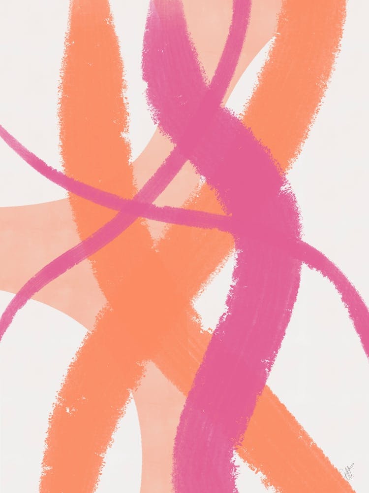 Peach & Pink Explosion No. 1