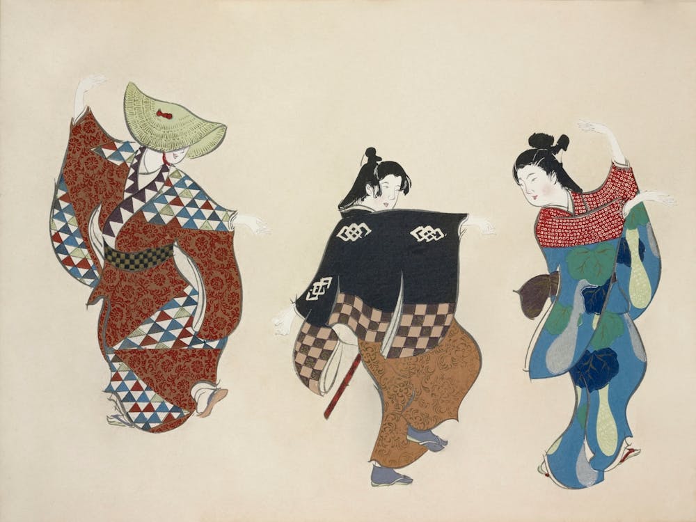 Birds From Momoyogusa –Flowers Of A Hundred Generations, Kamisaka Sekka (19)