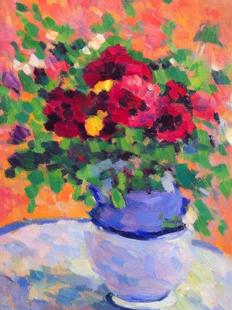 Lisianthus 2  Matisse Style Flower