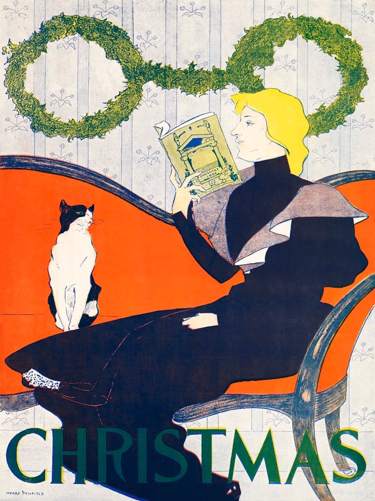 Vintage Weihnachten (1896), Edward Penfield