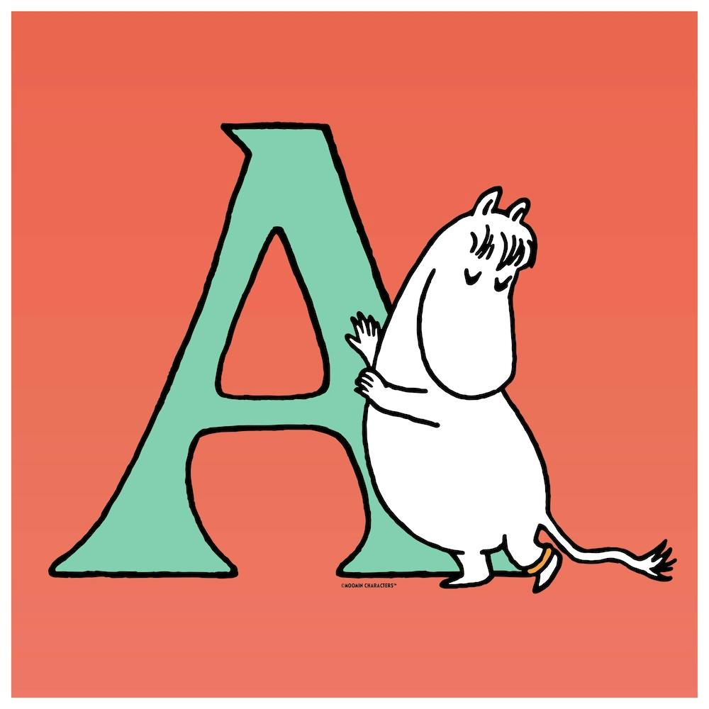 Moomin Collection Alphabet Letter A