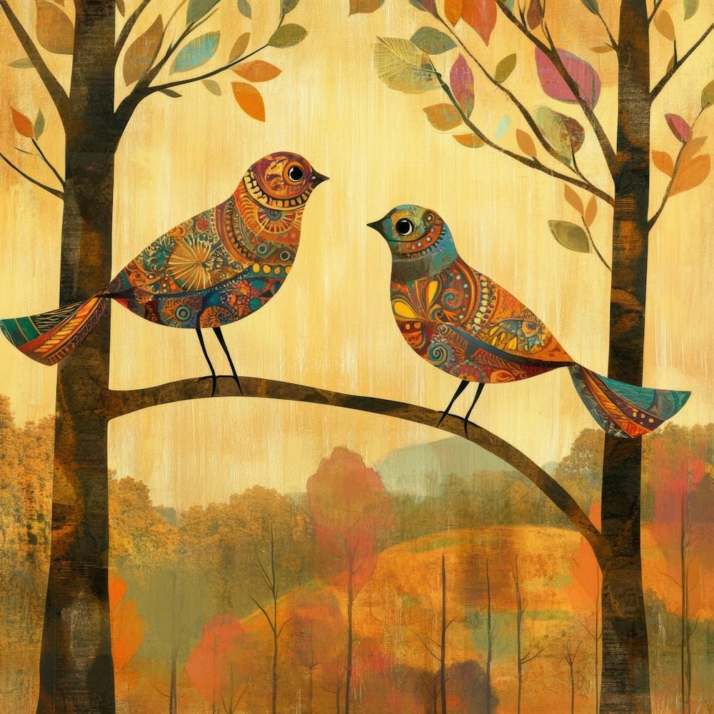 Birds On A Branch 11