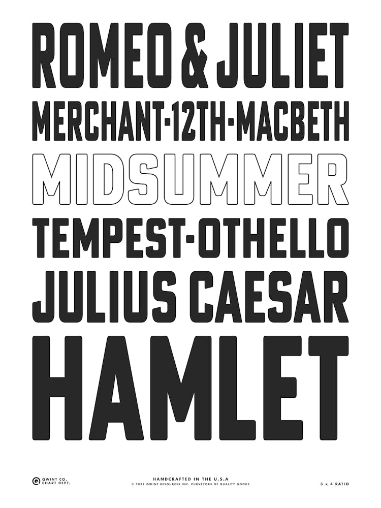 Pièces de Shakespeare