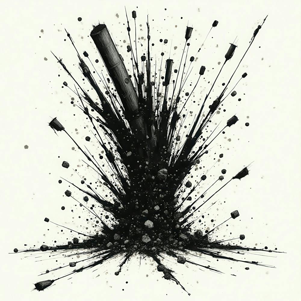 Schwarze Sprenkel 2