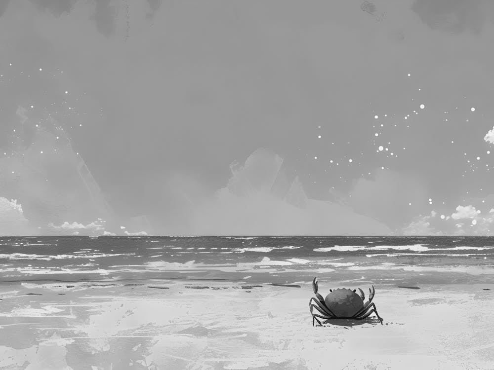 Crabe Sur La Plage