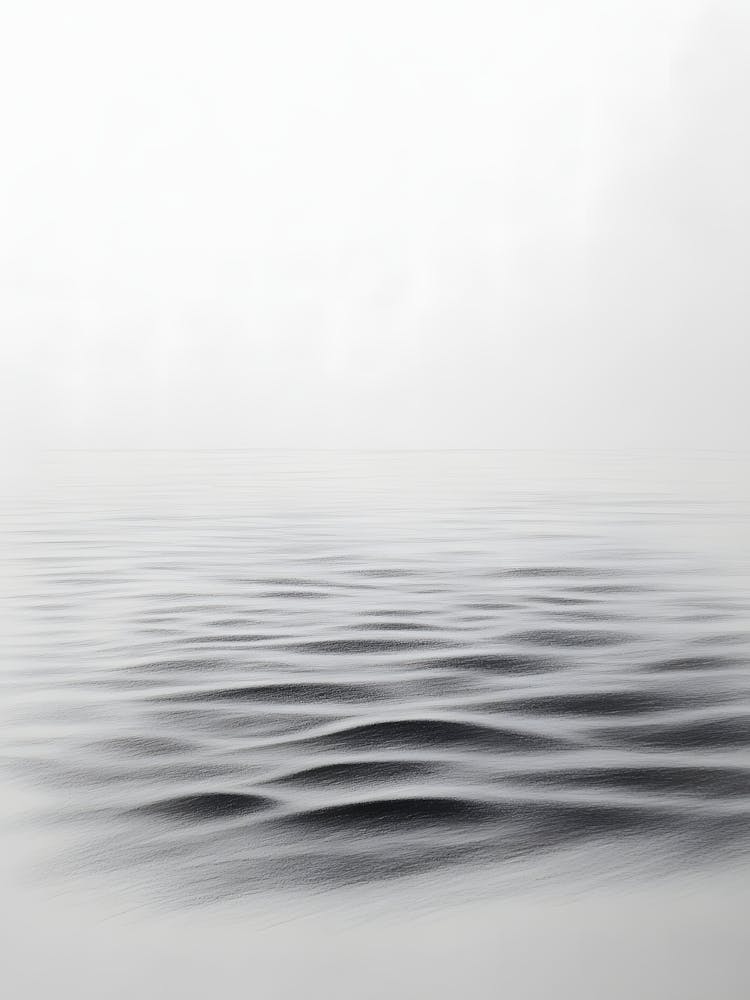 Dessin au fusain Brouillard
