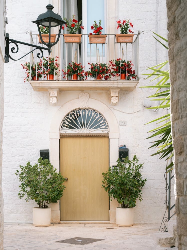 Yellow Door In Puglia