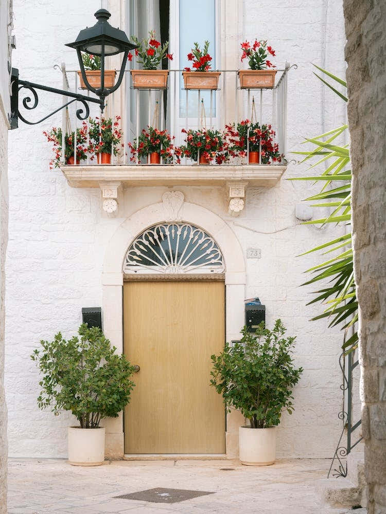 Yellow Door In Puglia