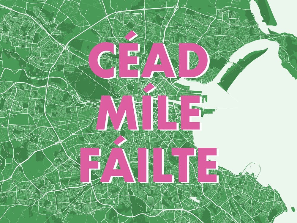 Cead Mile Failte Dublin Green Map