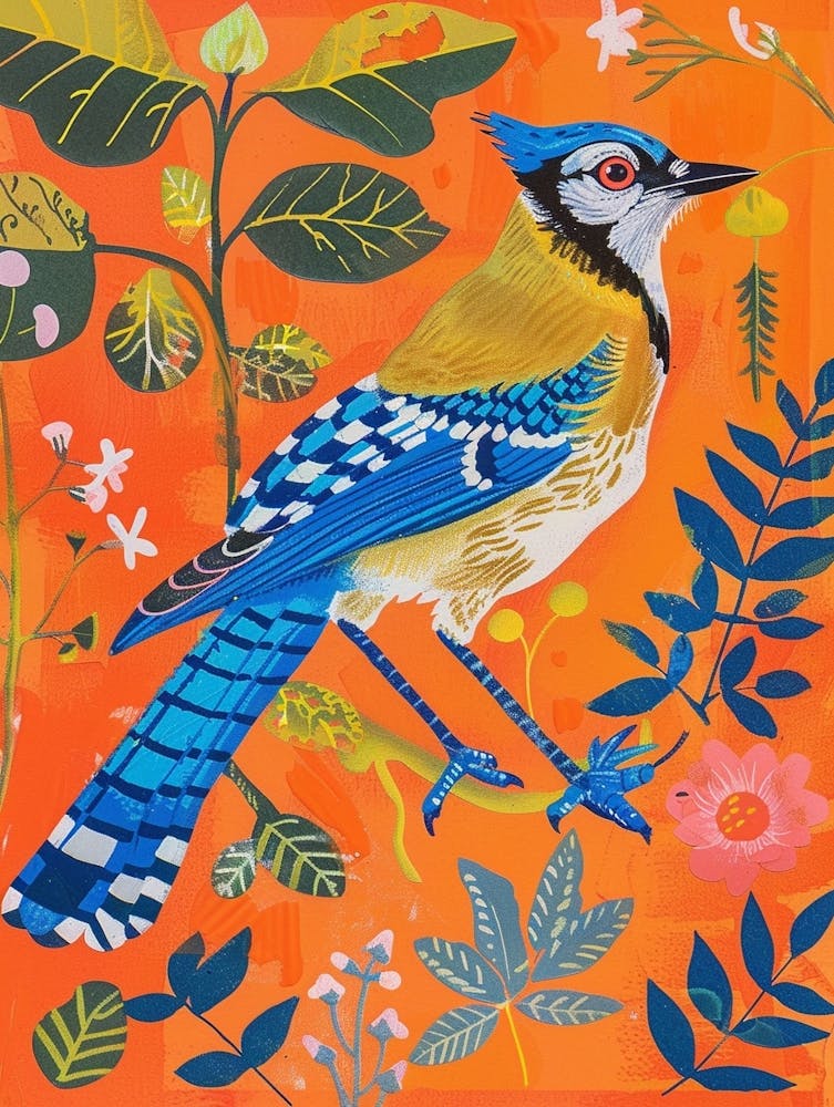 Spring Birds Blue Jay 2