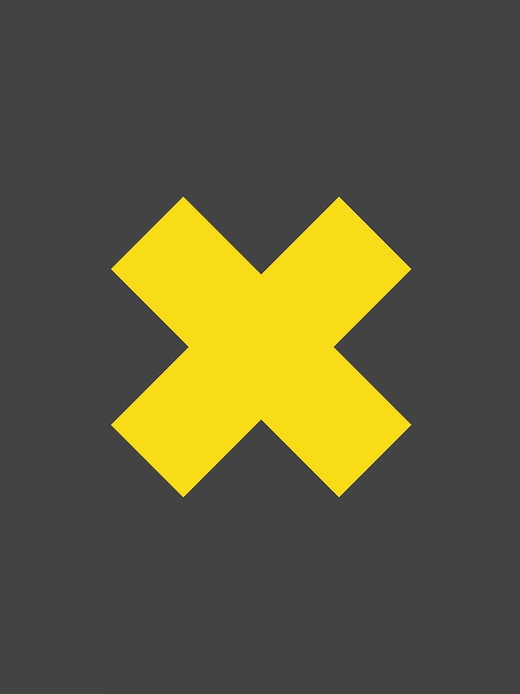 Yellow X