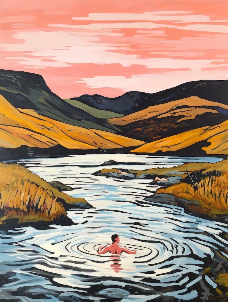 Wild Swimming At Loch An Duin Scotland 1