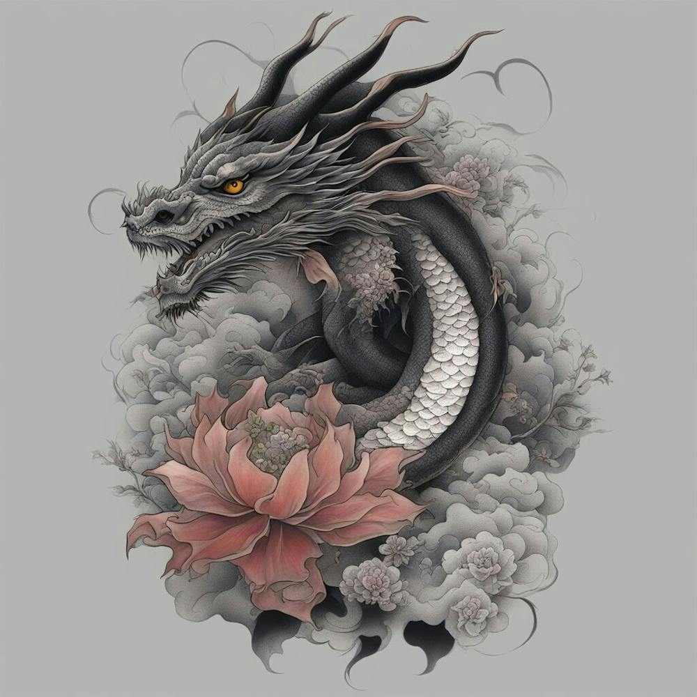 Dragon And Lotus