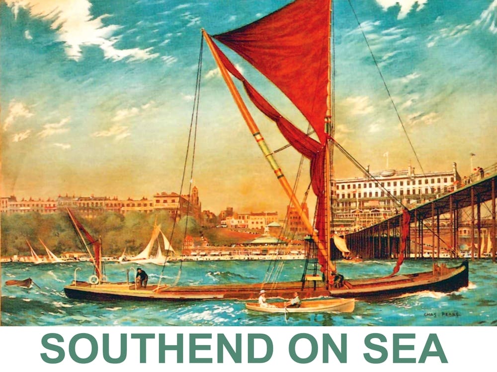Southend On Sea, Vintage Travel Poster