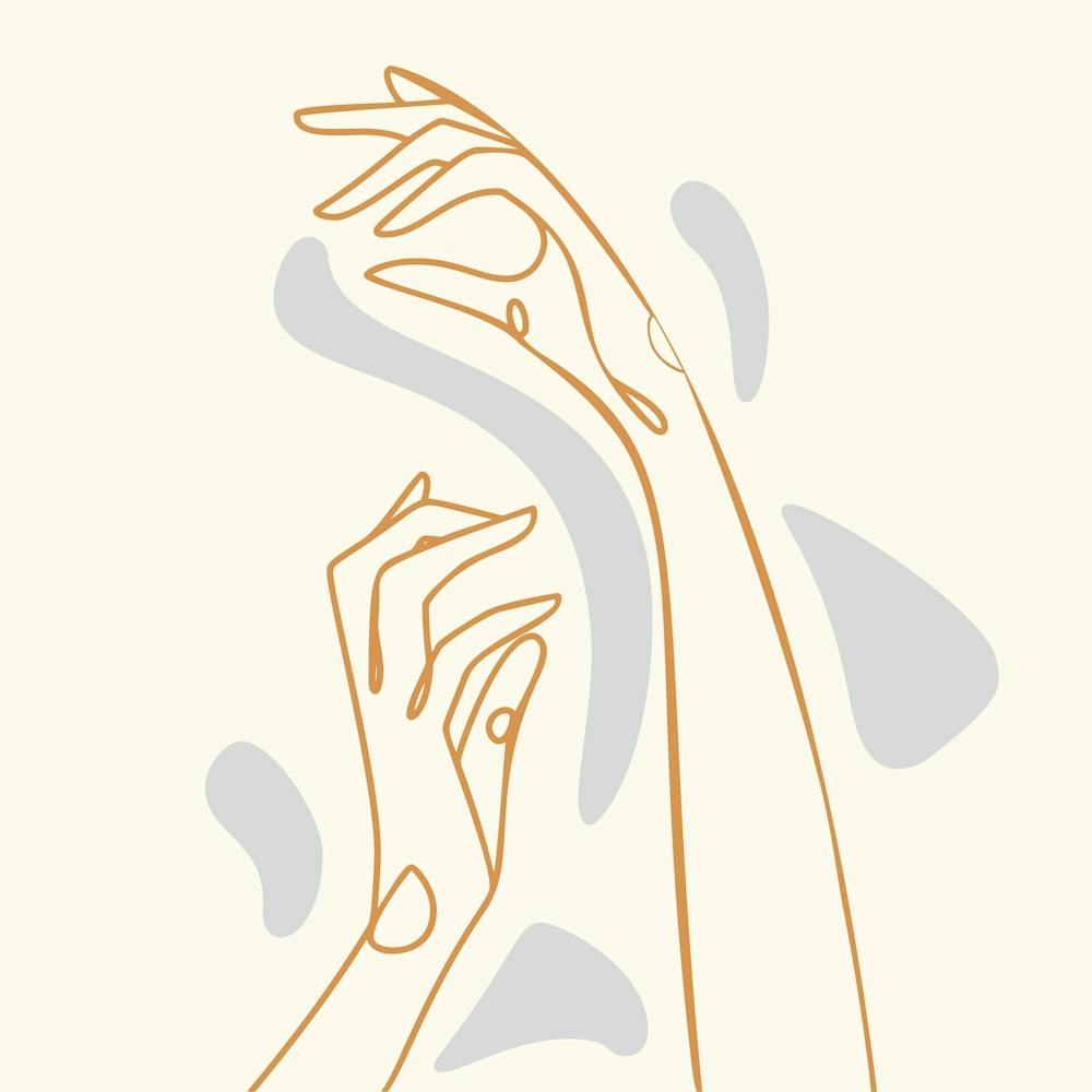 Hands Reaching For Something