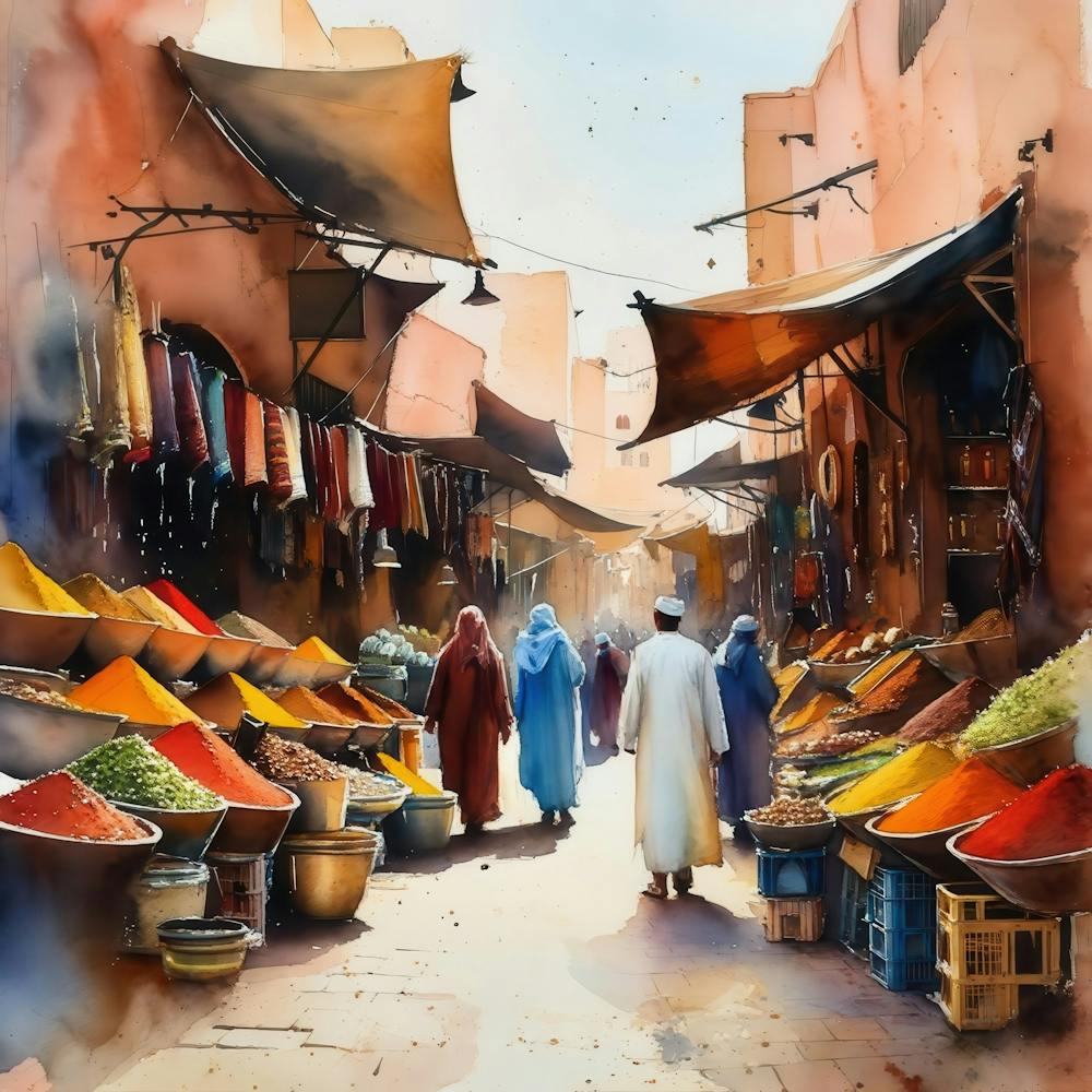 Marrakech Market 1