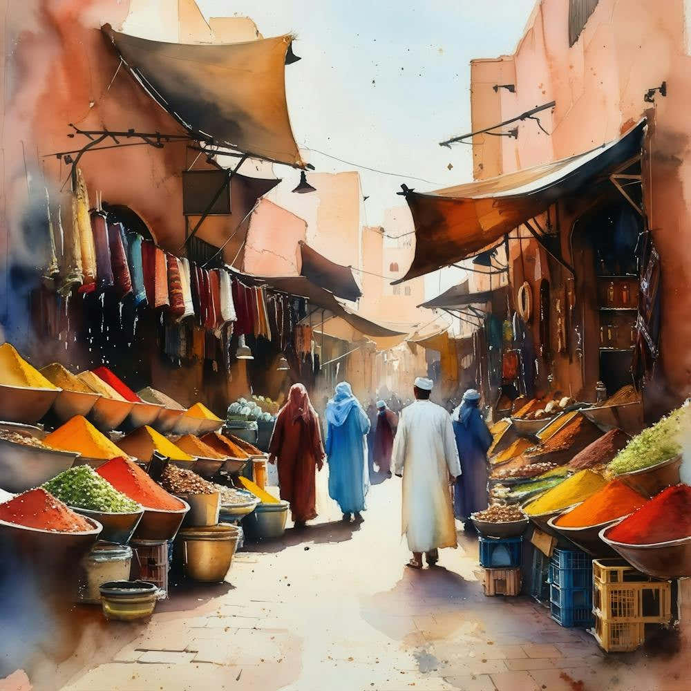 Marrakech Market 1