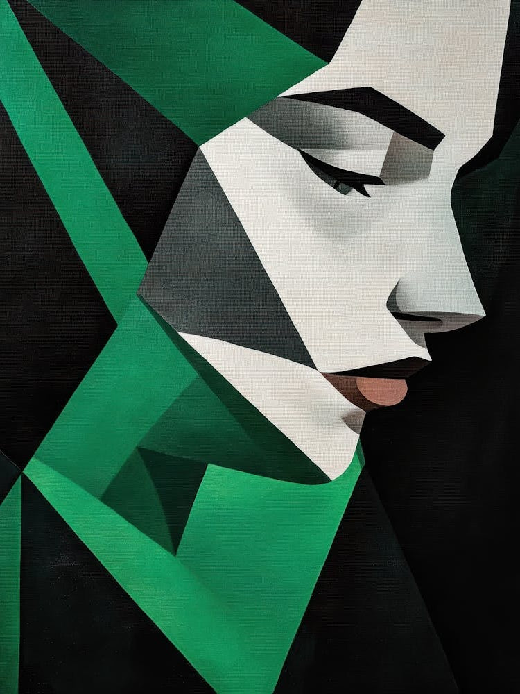 Abstract Of A Woman 92