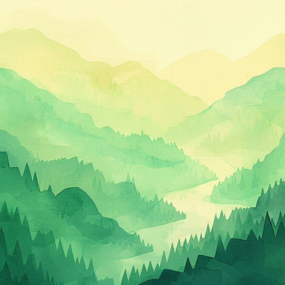 Watercolor Landscape Painting 3