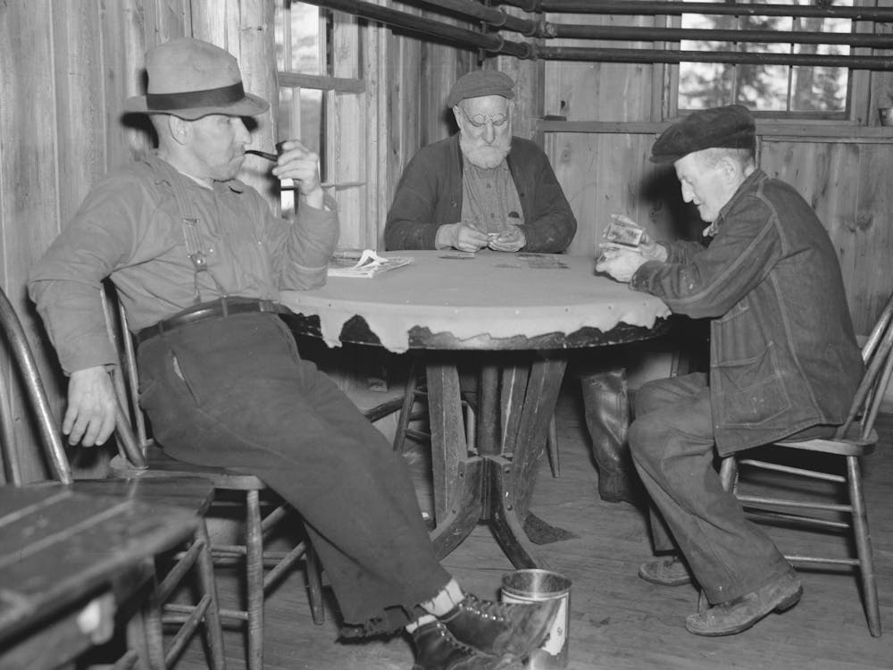 Some Of The Residents Of The Transient Camp Operated By The State Of Michigan At Hagerman Lake, About A Hundred